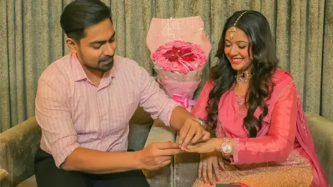 Fatema Tuz Zahra Oyshee and Arefin Jilani Saqib Get Engaged!