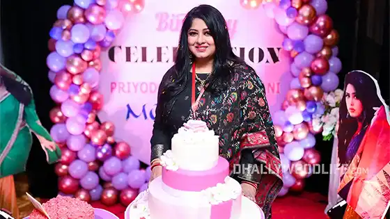 Fans Organize Birthday Party For Priyodarshini Moushumi
