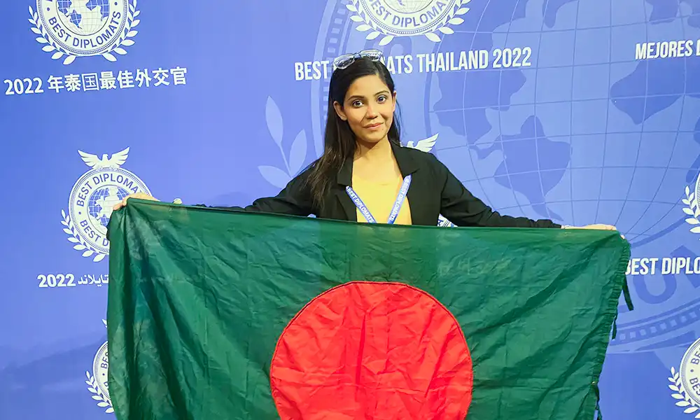Nanziba Khan Wins Best Diplomat Award At The United Nations Simulation Conference