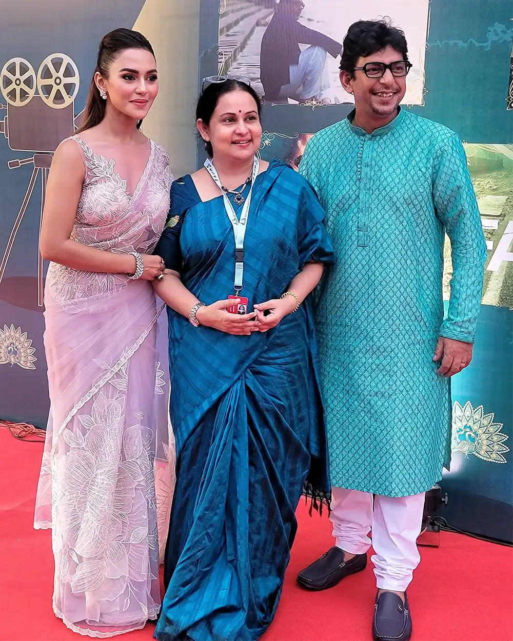 Nusraat Faria And Chanchal Chowdhury Walks Red Carpet In Goa